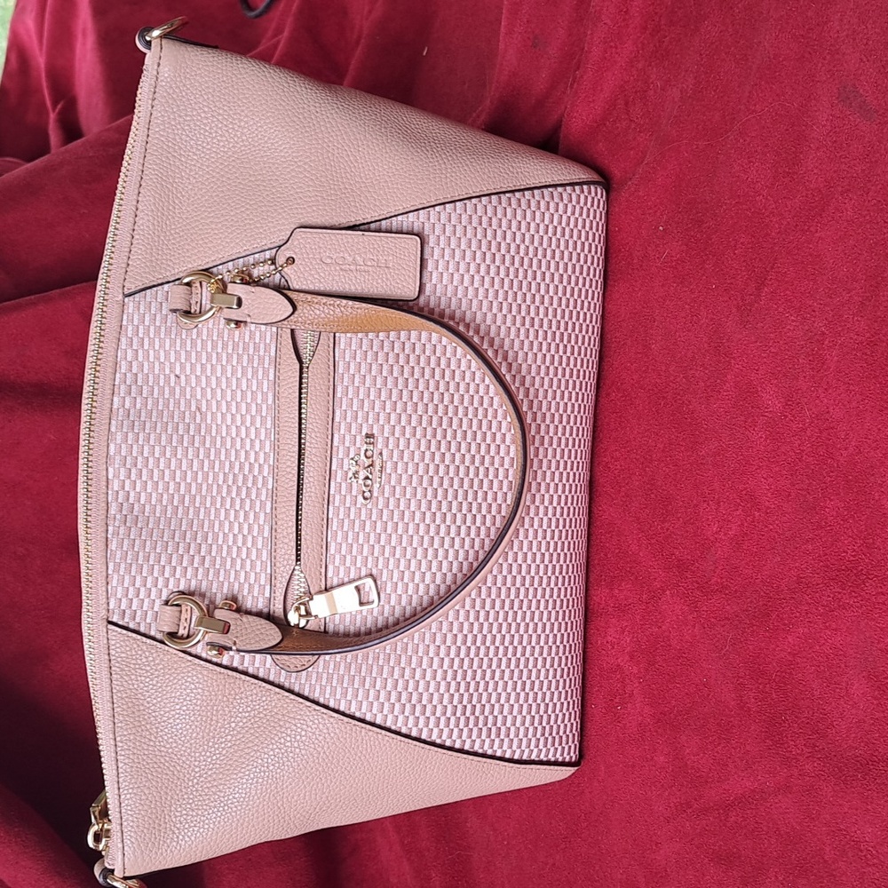 NEW Coach Prairie       Tan/Cream Satchel and Crossbody